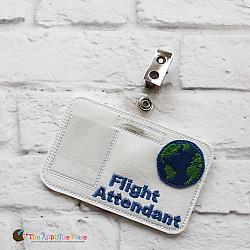 Pretend Play - ITH - Flight Attendant Badge ID Tag