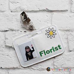 Pretend Play - ITH - Florist Badge ID Tag