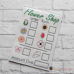 Pretend Play - ITH - Flower Order Form