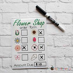 Pretend Play - ITH - Flower Order Form