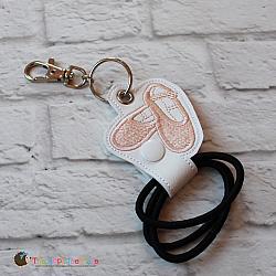 Hair Thing Holder - Key Fob - Ballet Shoes