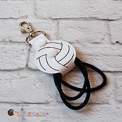 Hair Thing Holder - Key Fob - Volleyball