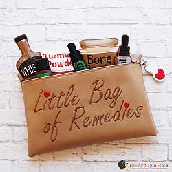 Pretend Play - ITH - Little Bag of Remedies Bag and Heart Bag Tag