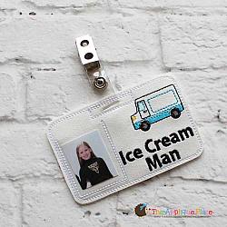 Pretend Play - ITH - Ice Cream Man ( and Lady) Badge ID Tag