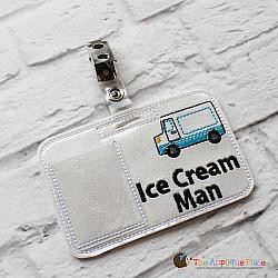 Pretend Play - ITH - Ice Cream Man ( and Lady) Badge ID Tag