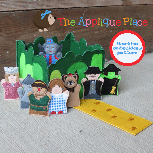 Puppet Set - Wizard of Oz *Including* ITH Emerald City (FINGER Puppets ONLY)