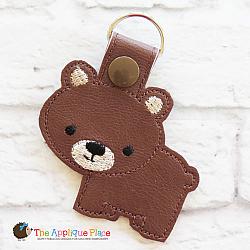 Key Fob - Brown Bear