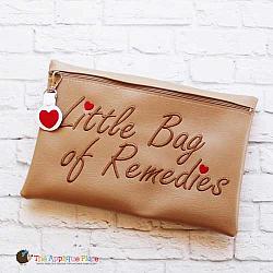 Pretend Play - ITH - Little Bag of Remedies Bag and Heart Bag Tag