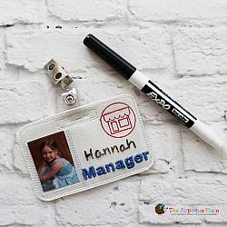 Pretend Play - ITH - Manager Badge ID Tag