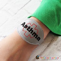 Pretend Play - ITH - Medical Alert Bracelet/Double Key Fob - Asthma