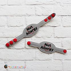 Pretend Play - ITH - Medical Alert Bracelet/Double Key Fob - Nut Allergy