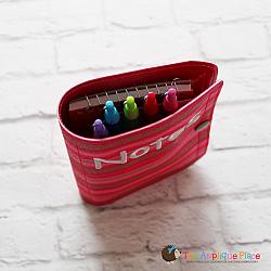 Notebook Holder - Notebook Case - Double Pocket - 6x10 (No Tab)