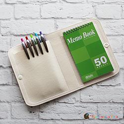 Notebook Holder - Notebook Case - Double Pocket - 6x10 (No Tab)