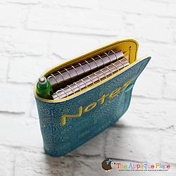Notebook Holder - Notebook Case - Double Pocket and Pen - 6x10 (No Tab)