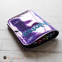 Notebook Holder - Notebook Case - Side and Top Pocket - 6x10 (No Tab)