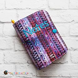 Notebook Holder - Notebook Case - Top Spiral and Pen - 6x10 (No Tab)