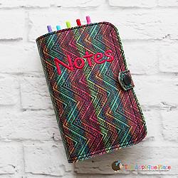 Notebook Holder - Notebook Case - Double Pocket - 6x10