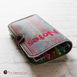 Notebook Holder - Notebook Case - Double Pocket - 6x10