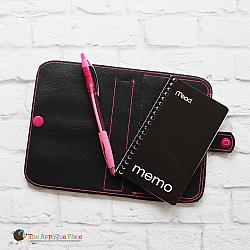 Notebook Holder - Notebook Case - Side Spiral and Pen - 6x10