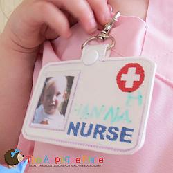 Pretend Play - ITH - Nurse Badge ID Tag