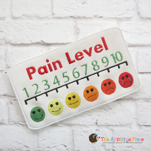 Pretend Play - ITH - Pain Level Chart