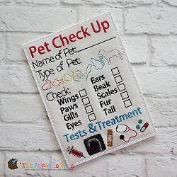 Pretend Play - ITH - Pet Check Up Form