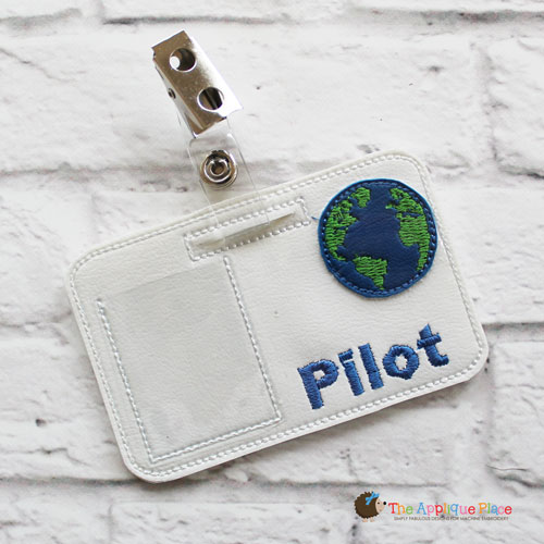 Pretend Play - ITH - Pilot Badge ID Tag