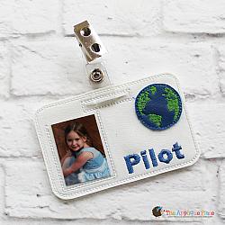 Pretend Play - ITH - Pilot Badge ID Tag