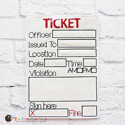 Pretend Play - ITH - Police Ticket