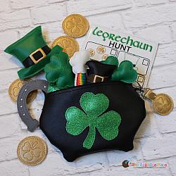 Pretend Play - ITH - Leprechaun Pot Bag and Gold Coin Bag Tag