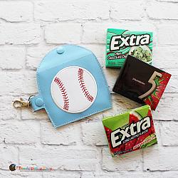 Case - Key Fob - Gum Case - Version 2 - Baseball (Snap Tab)