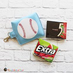 Case - Key Fob - Gum Case - Version 2 - Baseball (Snap Tab)
