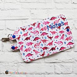 Notebook Holder - Key Fob - Notebook Case - Mini Composition (Snap Tab)