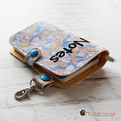 Notebook Holder - Key Fob - Notebook Case - Side Spiral (Snap Tab)