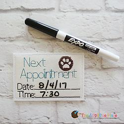 Pretend Play - ITH - Vet Appointment Card