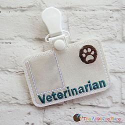 Pretend Play - ITH - Veterinarian Badge ID Tag
