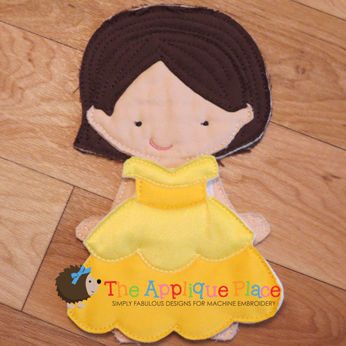 Dress up Doll Clothing - Yellow Princess Gown