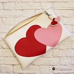 Pretend Play - ITH - Double Heart Bag and Bag Tag