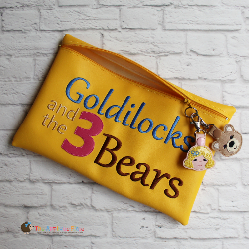 Bag - In the Hoop Goldilocks Bag and Goldilocks & Baby Bear Bag Tags