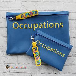 Bag - In the Hoop Occupations Bag and Puppets Bag Tag