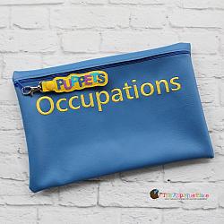 Bag - In the Hoop Occupations Bag and Puppets Bag Tag